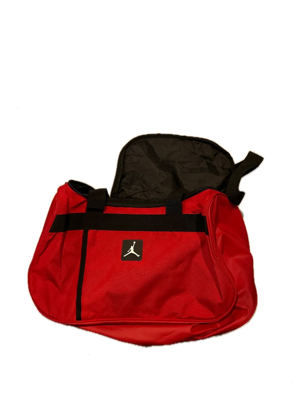 Nike Air Jordan Red Duffel Bag 16"x10"x8"